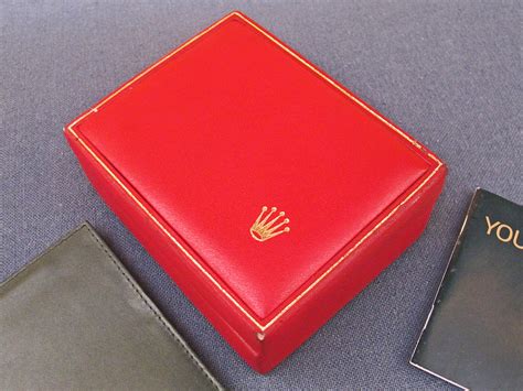 brown leather rolex box|red flag Rolex box.